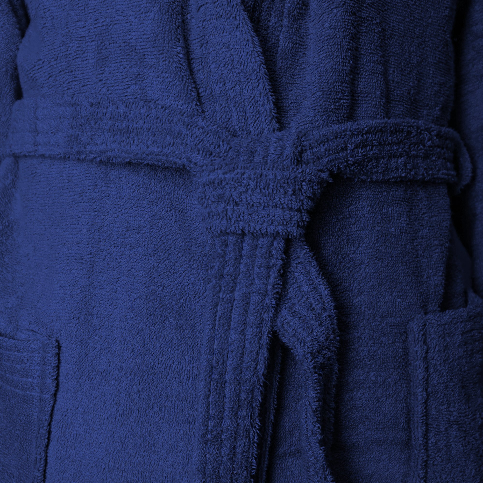 Navy Blue Bathrobe