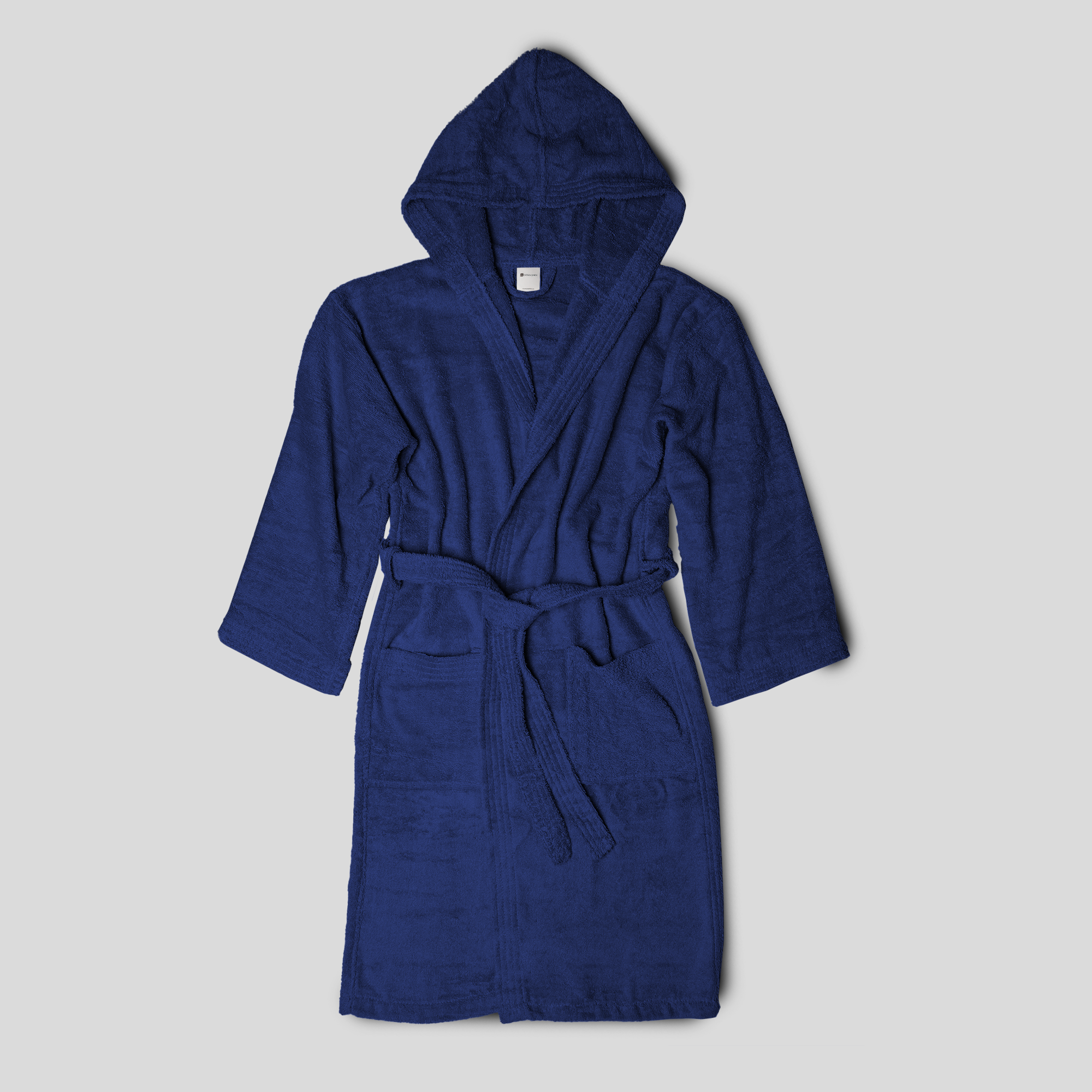 Navy Blue Bathrobe